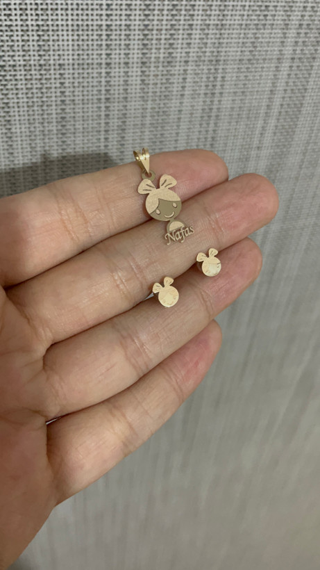 گوشواره طلا میخی